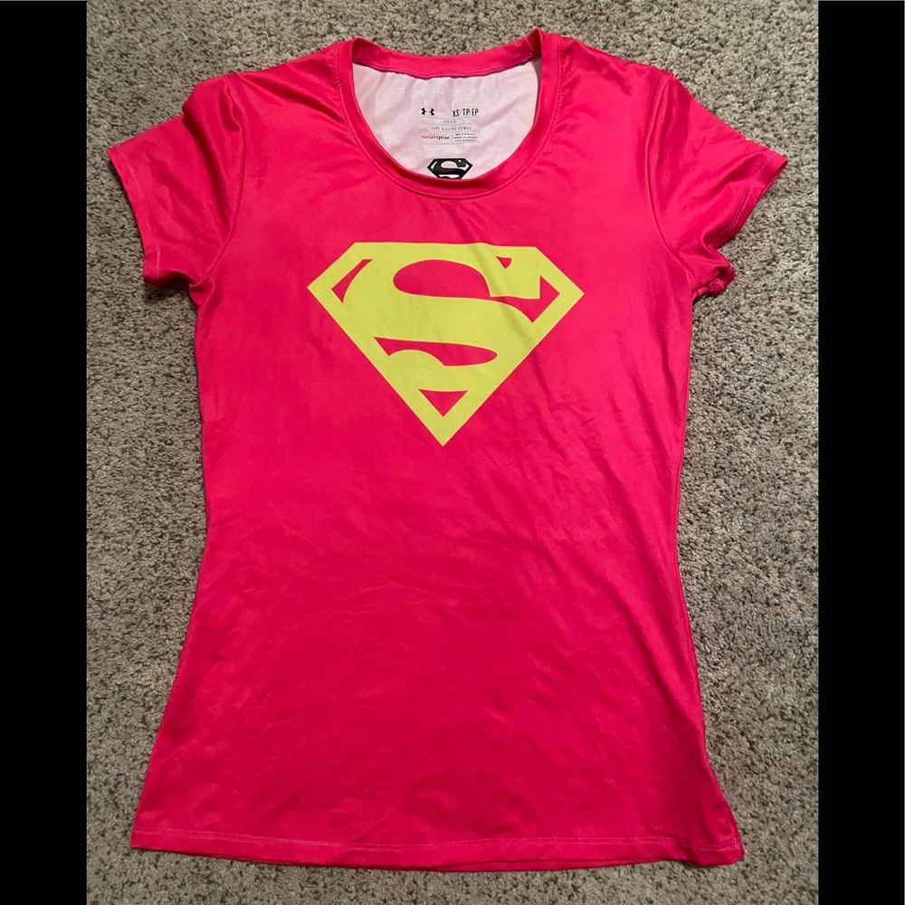 Under Armour Superman heat gear shirt